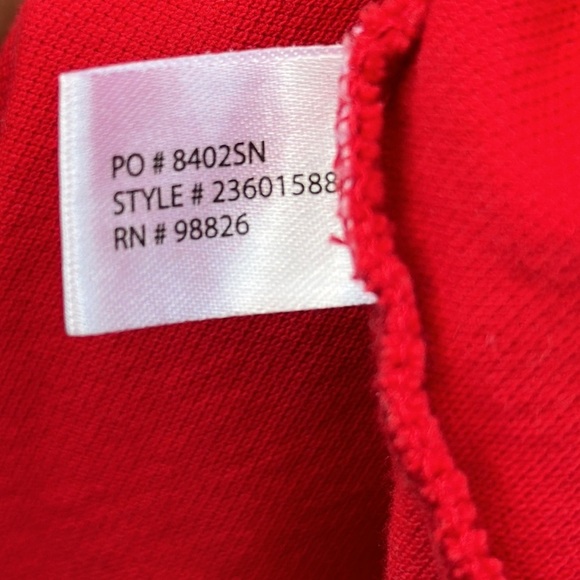 U.S Polo Assn. Men’s Plus Size Short Sleeve Red Tee Size 3XLT - Picture 8 of 9